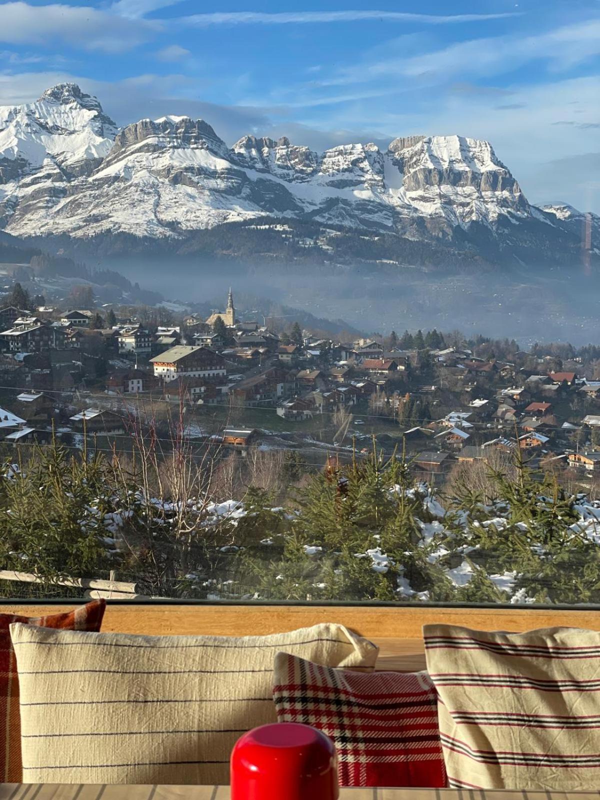 Hotel Le Caprice Des Neiges Combloux Exteriör bild