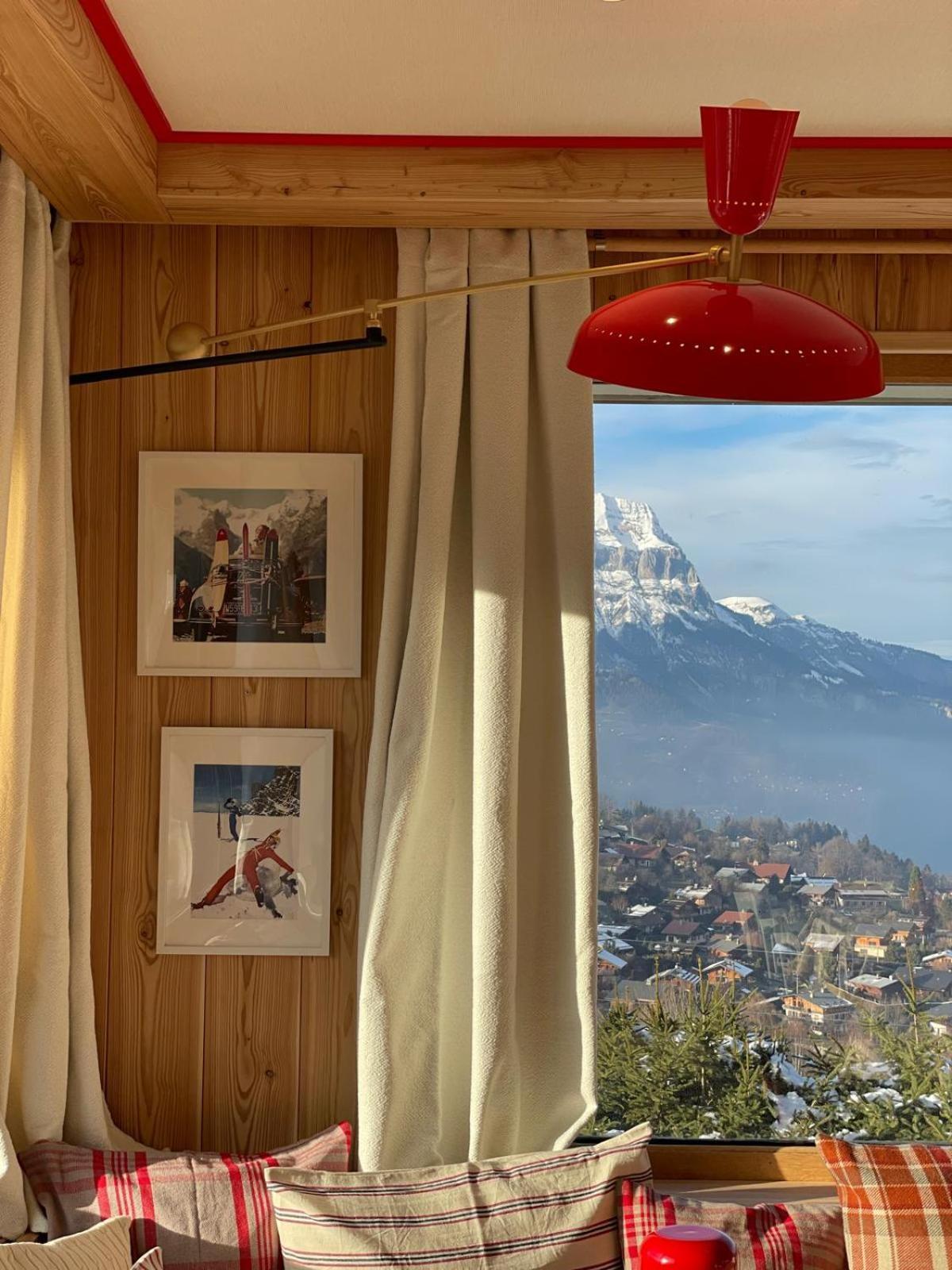 Hotel Le Caprice Des Neiges Combloux Exteriör bild