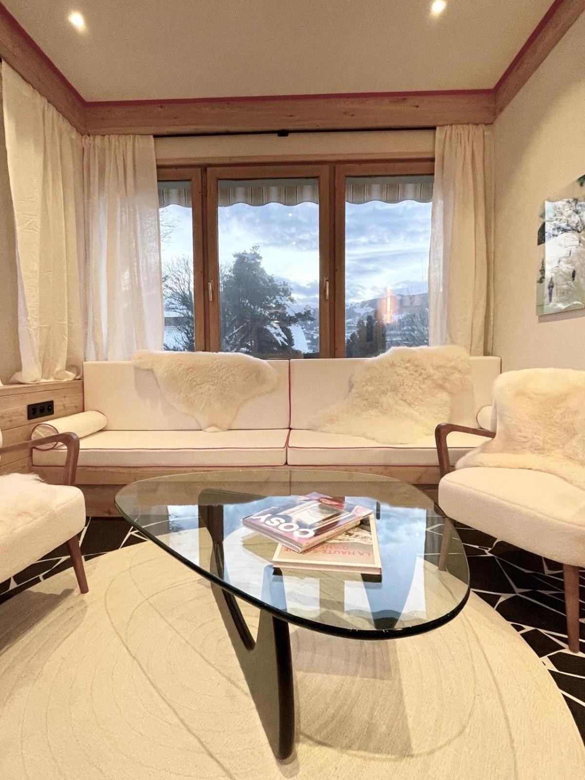 Hotel Le Caprice Des Neiges Combloux Exteriör bild